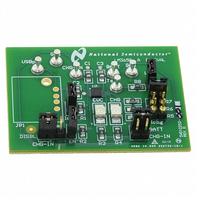 LM3658SD Battery Charger Power Management Evaluation Board